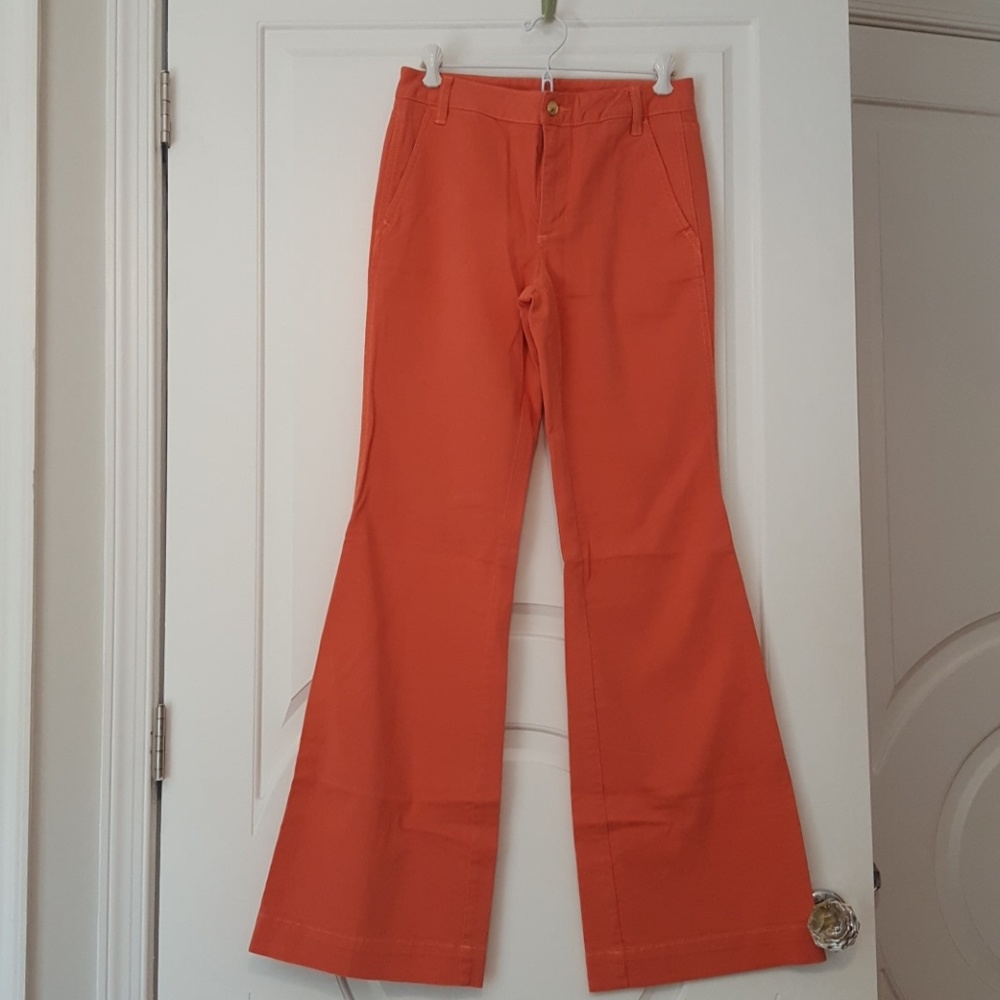 Tory Burch Full Leg Dress Jeans